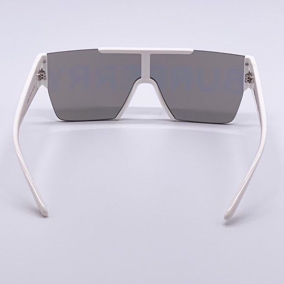 NEW BURBERRY BE4291 3007/H WHITE UNISEX SHIELD SUNGLASSES BURBERRY BE 4291 - Picture 7 of 14